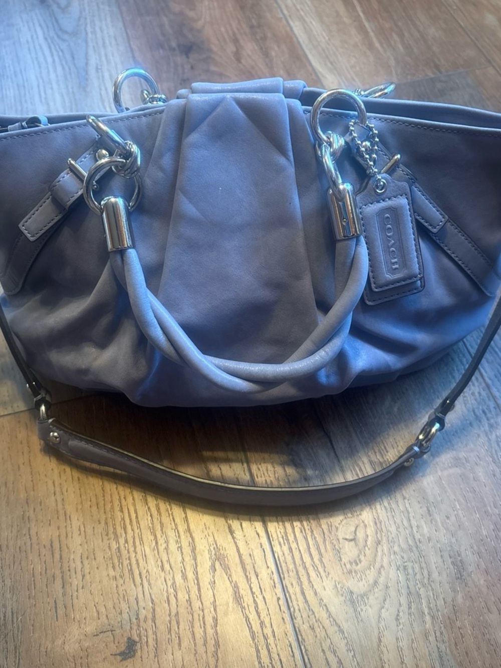 Coach Madison Sophia Metallic leather Purse!